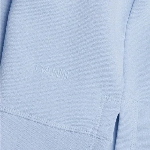 Ganni Isoli Sweatshirt Blue (120) - Picture 3 of 9